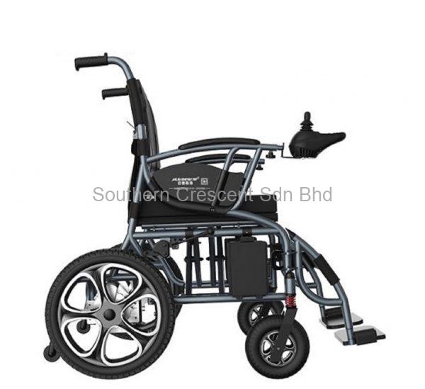 FULL PATENT STEEL ELECTRIC WHEELCHAIR 17″ LITHIUM (DLY-6024)