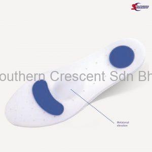 SILICONE INSOLE WITH METATARSAL ELEVATION