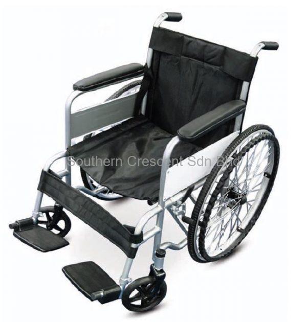 STEEL POWERED MANUAL WHEELCHAIR (SLY-129)