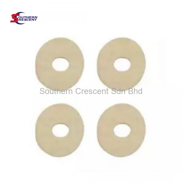 OVAL ADHESIVE FELT PAD IN 2MM WITH CENTRAL HOLE CORN PADS (F-00022-01C)