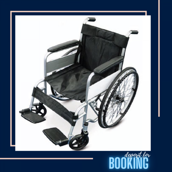 (PRE-ORDER) STEEL POWERED MANUAL WHEELCHAIR (SLY-129)